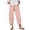Pink, variant on Lilgiuy Women Casual Solid Pants Comfortable Elastic High Waist Casual Beach Pants Watermelon Red 4 2022 Fall Winter