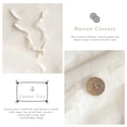 thumbnail image 5 of 100% Pure Linen Duvet Cover with Button Closure and Corner Ties Soft & Breathable - Cream King/Cal King, 5 of 7