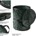 thumbnail image 3 of 29.5-Gallon Pop-Up Outdoor Trash Can. Foldable Trash Can, 3 of 9