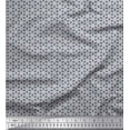 thumbnail image 1 of Soimoi Crepe Silk Fabric Triangle Small Decor Fabric Printed Yard 42 Inch Wide, 1 of 3