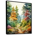 thumbnail image 2 of Designart "Pine Tree Autumn Euphony III" Floral & Botanical Floater Framed Canvas Print, 2 of 7