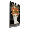 thumbnail image 2 of Epic Graffiti 'No. 4 Fall Flowers and Birch 2' by Cindy Jacobs, Canvas Wall Art, 20"x40", 2 of 2