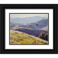 thumbnail image 1 of Gercken, Graham 14x12 Black Ornate Wood Framed with Double Matting Museum Art Print Titled - Hazy Landscape Mudgee, 1 of 4