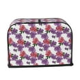 thumbnail image 2 of Yiaed Peonies Print Two Slice Bread Machine Cover, Universal Size Kitchen Appliance Cover for Bread Machine,Bread Machine Cover, 2 of 7