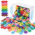 thumbnail image 1 of Bloque de construcción NiToy Snowflake, 300 unidades, con funda de transporte, 1 of 7