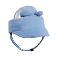 thumbnail image 3 of Casco infantil,Gorra protectora para sombrero,protección anticolisión,Protector de cabeza para bebés que gatean y caminan,Gorro protector anticaída para la cabeza de 6 a 24 meses,Gorra azul, 3 of 8