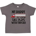 thumbnail image 3 of Inktastic Daddy Still Plays with Trucks Boys Toddler T-Shirt, 3 of 5
