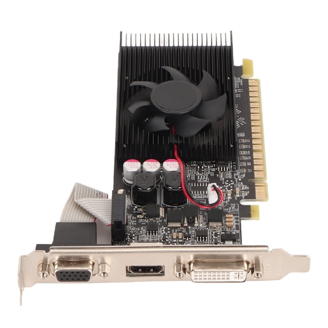Tarjeta Gráfica GT730 De 2 GB GDDR3 De 64 Bits, Ranura PCI Express 2.0 16X, DirectX11, DVI I, VGA, Interfaz Multimedia HD, Tarjeta De Vídeo 2560x1600 Para Juegos De PC