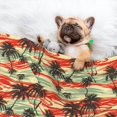 thumbnail image 3 of Naloa Colorful Hawaii Palms Dog Blanket, 3 Sizes Cat Blanket for Indoor Cats Large Medium Small Dog Gifts-Small, 3 of 8