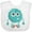 AA-White, variant on Inktastic Furry Monster, Blue Monster, Cute Monster, Silly Boys or Girls Baby Bib