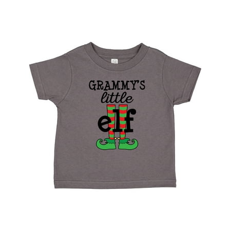 

Inktastic Christmas Grammy s Little Elf Gift Toddler Boy or Toddler Girl T-Shirt