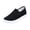 Black, variant on Slip-On Canvas Sneakers, Low Top Casual Shoes, School and Streetwear, Everyday Walking Footwear, Elastic Side Panels, Women Slip-On Platform Loafers Casual Comfortable Loafer Shoes, White 7