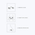 thumbnail image 5 of O2 Nose Filters - Nasal Dilators with 3M Filtration Media for Allergy Relief, Dust, Pollution - Trail Pack (Includes 1 S, M, L, XL), 5 of 5
