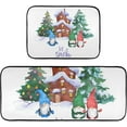 thumbnail image 7 of SKYSONIC Watercolor Scandinavian Gnomes Kitchen Mats Set of 2 Christmas Tree House Anti Fatigue Floor Runner Rug Non Slip Comfort Mat 19.7x27.6 Inch + 19.7x47.2 Inch, 7 of 7