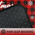 thumbnail image 6 of Merry Christmas Red Truck Gnomes Snowflake Buffalo Plaid Kitchen Rugs Set of 2, Winter Home Decor Low-Profile Floor Mat Decorations for Home Kitchen 17"x47"+17"x30", 6 of 6