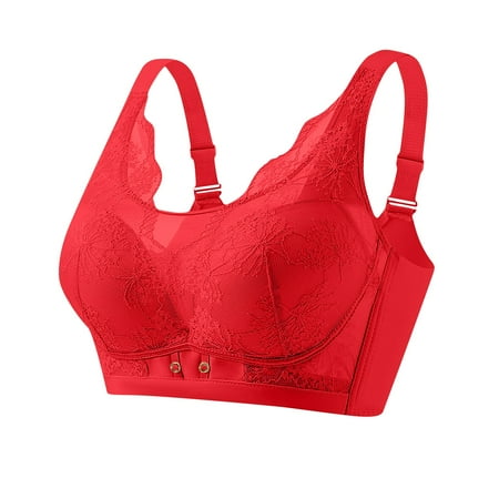 IROINNID Clearance Strapless Lace Underwear for Women s Breathable Cool Liftup Air Bra Padded Lift Up Sagging Breasts Bras Pull On Soft Comfort Bralette Tank Tops