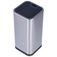 thumbnail image 1 of Soporte universal para cuchillos, bloque de cuchillos de acero inoxidable Soporte rectangular para cuchillos Bloque de cuchillos de acero inoxidable Rendimiento impulsado, 1 of 12