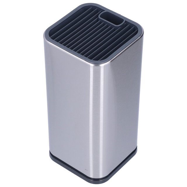 Soporte universal para cuchillos, bloque de cuchillos de acero inoxidable Soporte rectangular para cuchillos Bloque de cuchillos de acero inoxidable Rendimiento impulsado