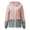 Pink, variant on Womens Coats Outerwear Winter Women Long Sleeve Patchwork Thin Skinsuits Hooded Zipper Casual Sport Coat
