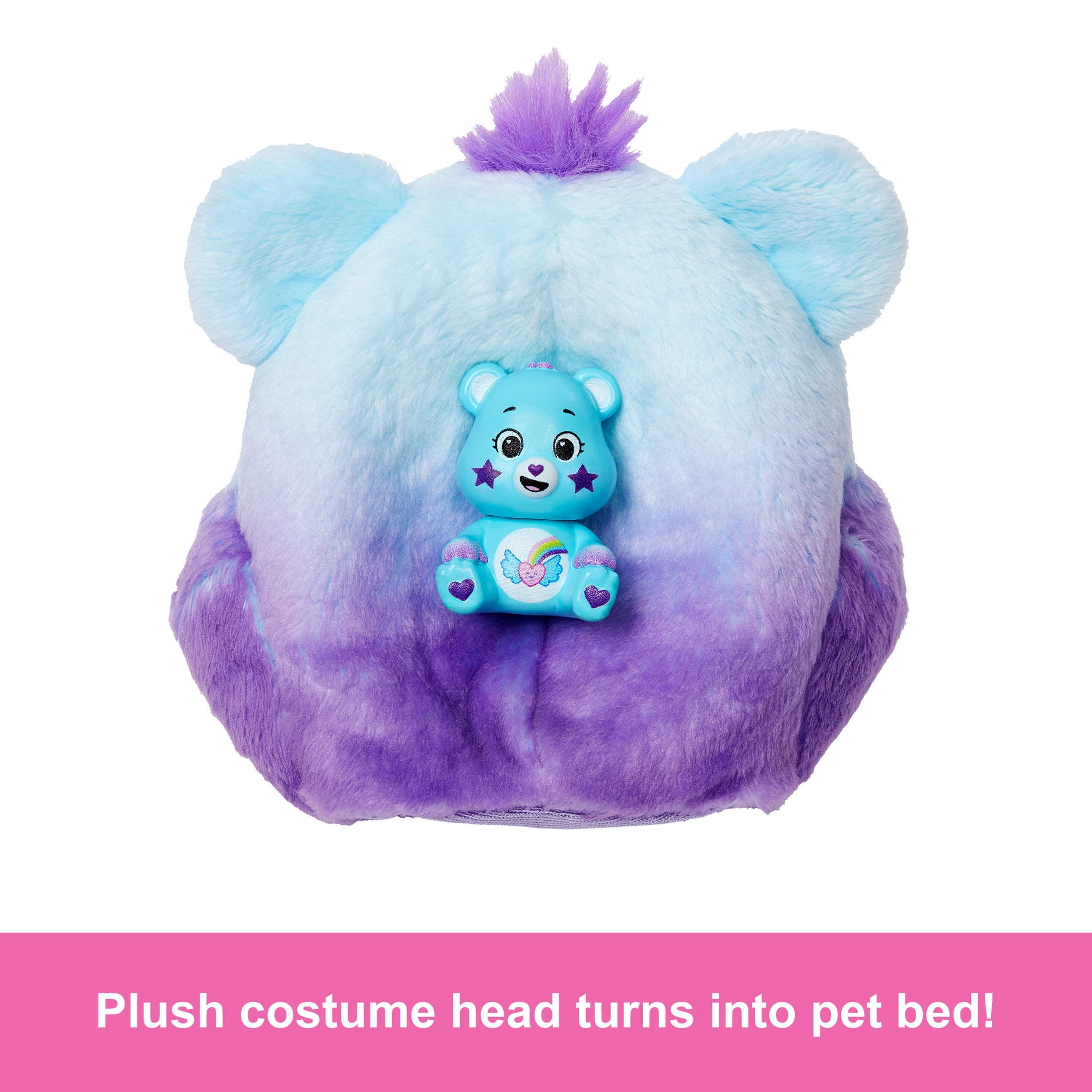 Barbie Cutie Reveal Care Bears Doll & Accessories, Series 2 Dream Bright Bear with 10 Surprises