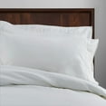 thumbnail image 3 of 100% Linen Solid Embroidery Border Duvet Cover Set (King,White), 3 of 4