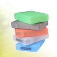 thumbnail image 2 of Miangastore 5pcs 3.5 Inches Portable Hard Drive Protection Box Plastic Hard Disk Storage Holder (White, Blue, Green, Orange, Grey, 1pcs Each), 2 of 8
