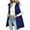 Navy Vest, variant on Htigea Women's Long Vest Puffer Sleeveless Jackets Lightweight Zip Up Collared Coats Fall Winter Casual Outerwear with Pocket Gray S