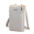 thumbnail image 3 of Bolso bandolera Yuyangstore para teléfono móvil Mujer Gris monedero del teléfono celular, 3 of 8