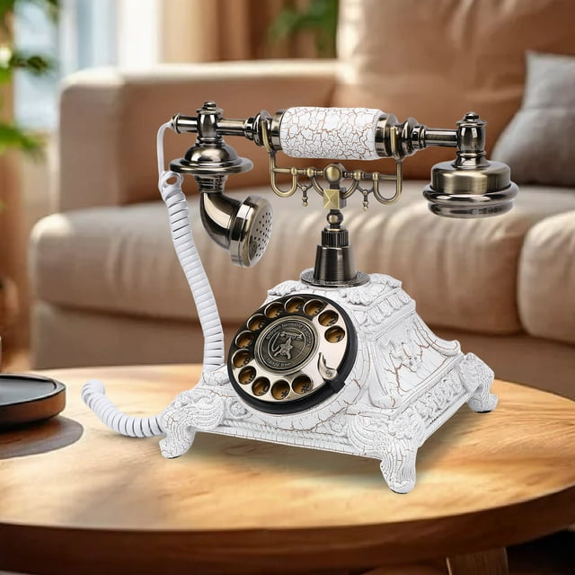 Audio Guest Book Wedding Phone, 32G Memory Vintage GuestBook Record Customized Audio Messages with Voicemail, for Birthdays Party Graduation Baby Shower