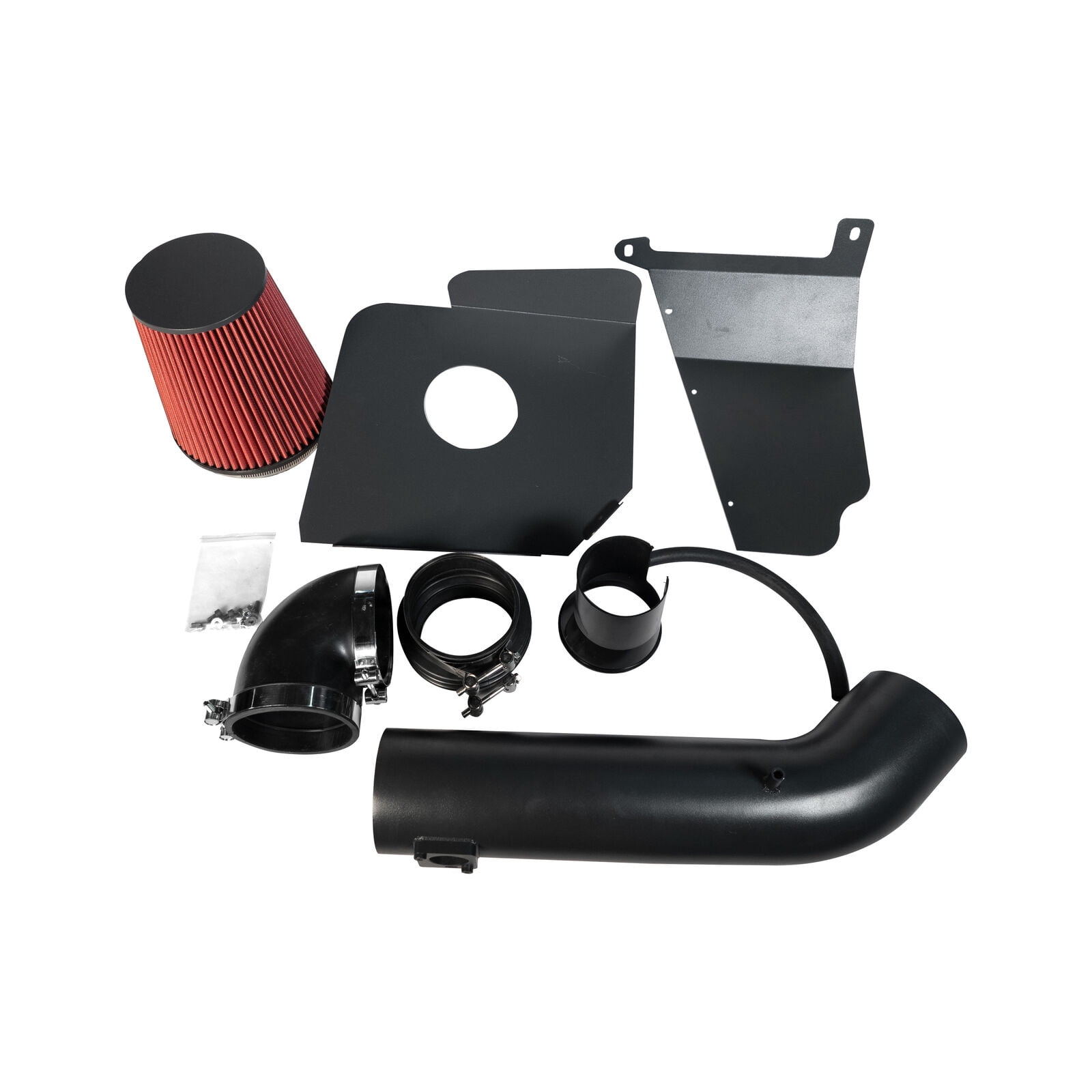 HZ Red Cold Air Intake Kit + Heat Shield for 09-13 Chevy GMC 1500 V8 4.8L/5.3L/6.0L