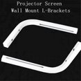 thumbnail image 5 of 90 Degrees Projector Screen Wall Mount L-Brackets Adjustable Mount, 5 of 5