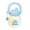 A002- Blue, variant on 316 Stainless Steel Double Drinking Portable Cartoon Thermos, High-Grade Fashionable Big-Belly Water Cup, 1PC