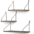 thumbnail image 1 of Dinheiro 3PCS Floating Shelves Rustic Wooden Wall Shelves, 1 of 5