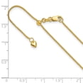 thumbnail image 2 of 14k Yellow Gold Lobster Claw Closure Adjustable Wheat Chain Necklace 22 Inch 1mm Wide Chain Necklace for Women and Men, 2 of 2