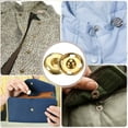 thumbnail image 7 of Uxcell 5 Set Sew-on Snap Buttons 17mm Metal Snap Fastener Buttons, Gold, 7 of 7