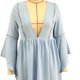 thumbnail image 1 of Vestido corto NikouMX con cuello en V profundo verano S, 1 of 5
