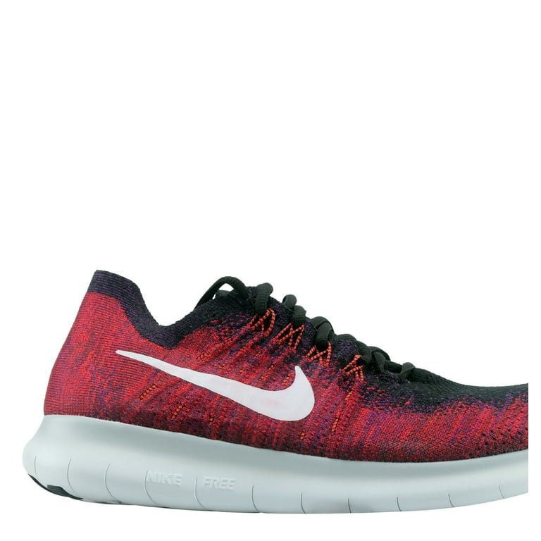 Nike Free RN Flyknit Unisex/Adult size 13 Casual 880843-006 Red Black Pure Platinum - Walmart.com