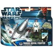 Naboo Royal Fighter with Obi-Wan Kenobi Action Figure Set Star Wars