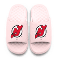 thumbnail image 2 of Unisex ISlide Pink New Jersey Devils Primary Motive Slide Sandals, 2 of 5