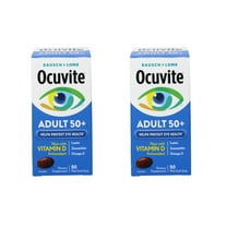 (2 pack) Ocuvite Adult 50 Eye Vitamin and Mineral Supplement, Soft Gel 50 ct