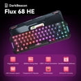 thumbnail image 3 of DarkBeacon Gaming Keyboard, 68 Keys Mechanical Keyboard with Hall Effect Magnetic Switch, RGB Backlit, 65 percent Wired Keyboard for PC Gamer, 3 of 15