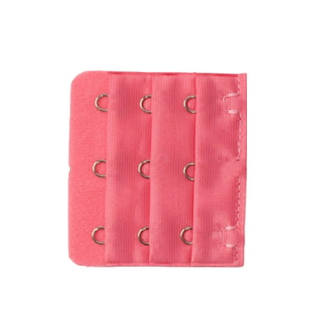 

Thinsont Extension Strap Bra Extender Buckle 3 Hook Women Accessories Practical Elastic Multicolor Clips Tight 3 Rows Underwear red