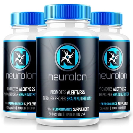 (3 Pack) Neurolon Capsules, All Natural Cognitive Support Pills, Neurolon Maximum Strength Brainpower and Focus Enhancers Pills, Advanced Memory and Clarity Formula, Neurolon Reviews (180 Capsules)