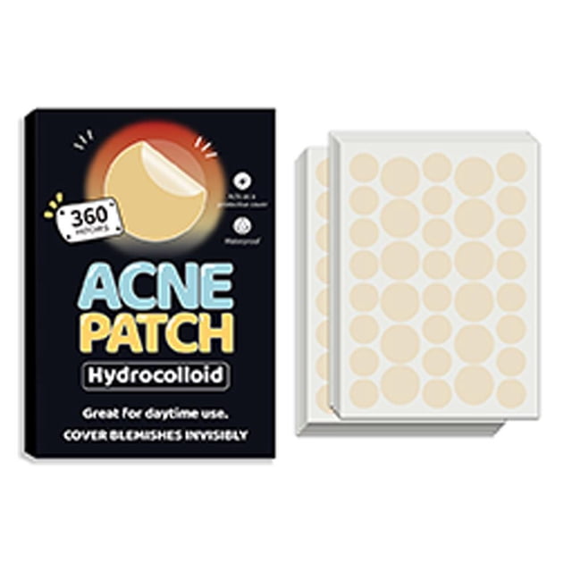 SharkTRUE Effective Acne Care Patches: Circle, Elliptical, Crescent Shapes, 40-720 Pcs Options
