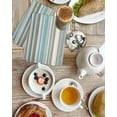thumbnail image 4 of Light Blue Striped Kitchen Dish Towels for Drying Dishes Set of 4, Farmhouse Thin Line Modern Abstract Art Waffle Weave Microfiber Hand Tea Bathroom Towels Quick Dry & Absorbent Towel 15.7x23.6, 4 of 7