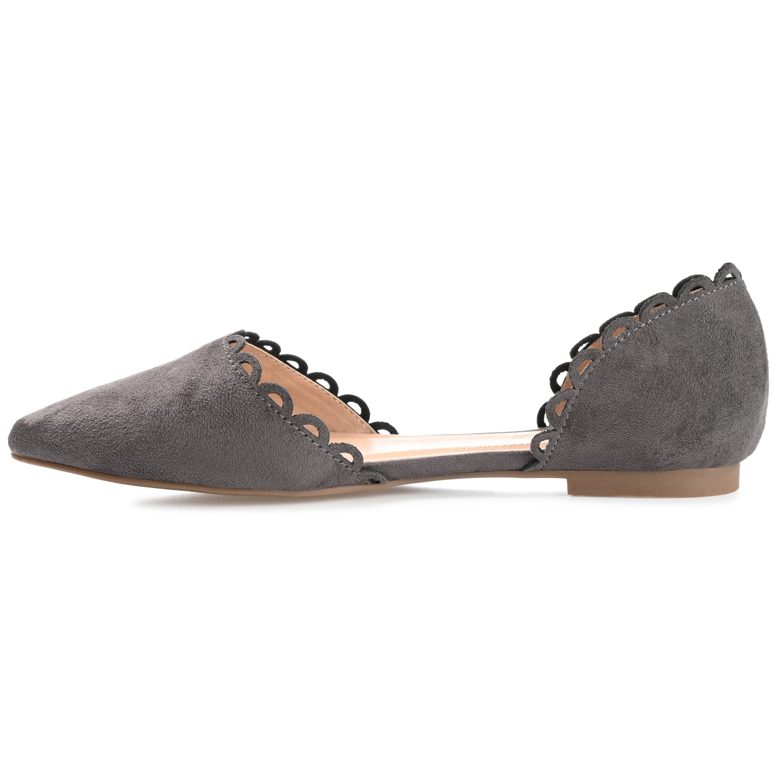 Journee Womens Jezlin Slip On Almond Toe Ballet Flats, Widths Available