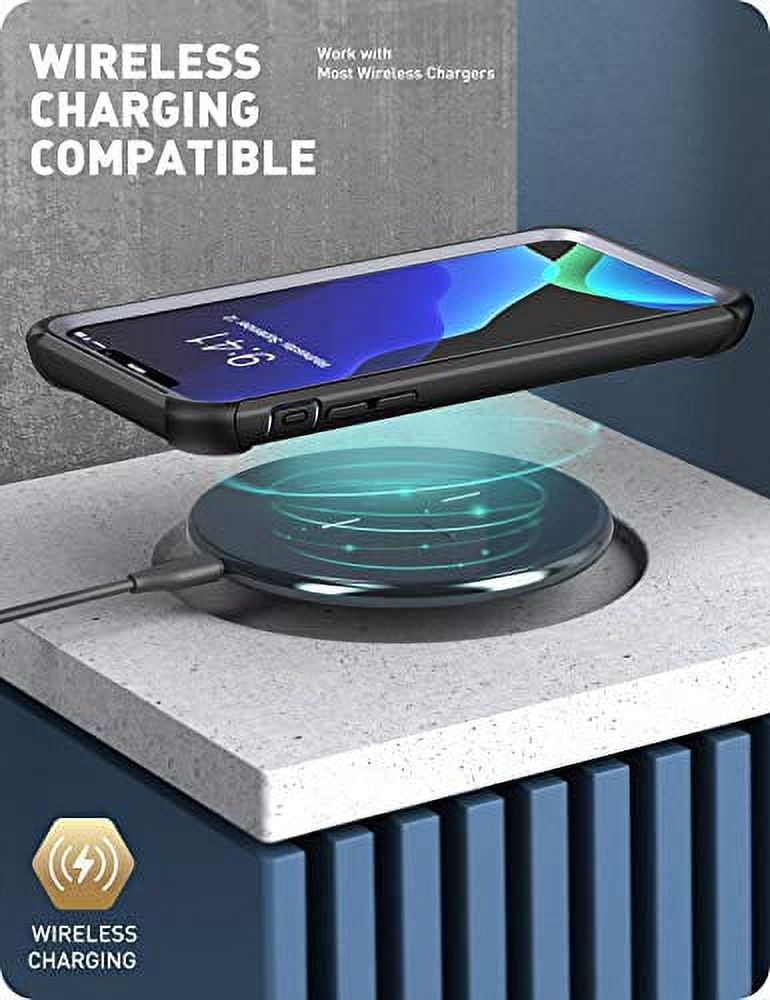 iPhone XS Max Case, i-Blason [Ares] Full-body Rugged Clear Bumper Case with Built-in Screen Protector for iPhone XS Max Case (2018 Release)