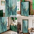 thumbnail image 6 of Shower Curtain, Abstract Marble Texture Waterproof Shower Curtain Set with Hooks for Bathroom Showers,Stalls and Bathtubs,60x72In Gold Green Gradient, 6 of 9