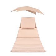 Vizzo Replacement Cushion Pad and Umbrella for Hanging Lounge Chair Outdoor Chaise Hanging Hammock Chair Pillow Pad (Blue,Green,Khaki,Rust)