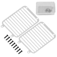 thumbnail image 4 of Dioche RC Front Headlight Grille Light Cover,RC Headlight Grille Light Cover For ,Metal Front Headlight Grille Light Cover For TRX6/TRX4 1/10 Crawler Car Accessory, 4 of 8